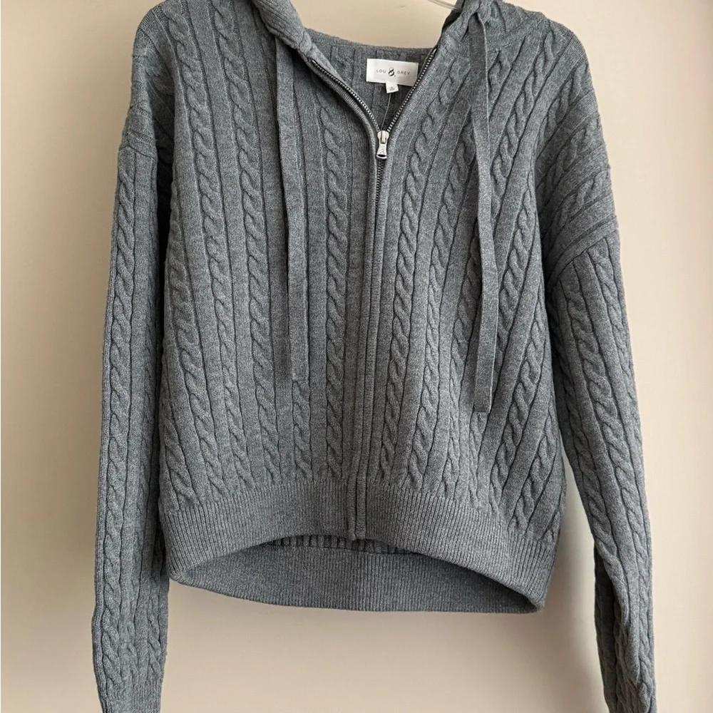 Lou & Grey Gray Cable Knit Set - Picture 5 of 5